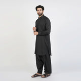 Eminent Men's Trim Fit Plain Shalwar Suits - Black, Men's Shalwar Kameez, Eminent, Chase Value