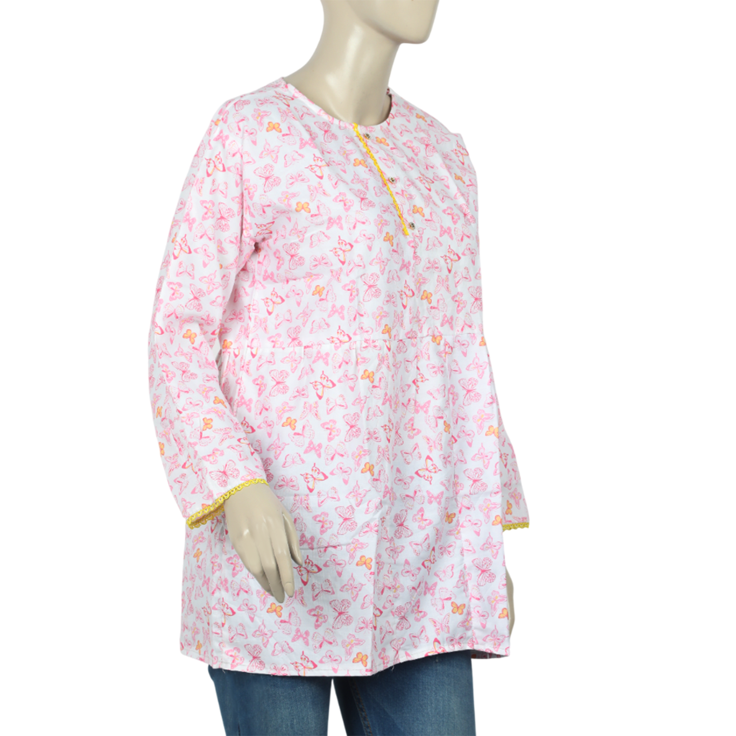 Women's Printed Kurti - Multi Color, Women Ready Kurtis, Chase Value, Chase Value