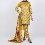Shataj Febron Wash & Wear Unstitched Printed 3Pcs Suit - A7, Women, 3Pcs Shalwar Suit, Shataj, Chase Value