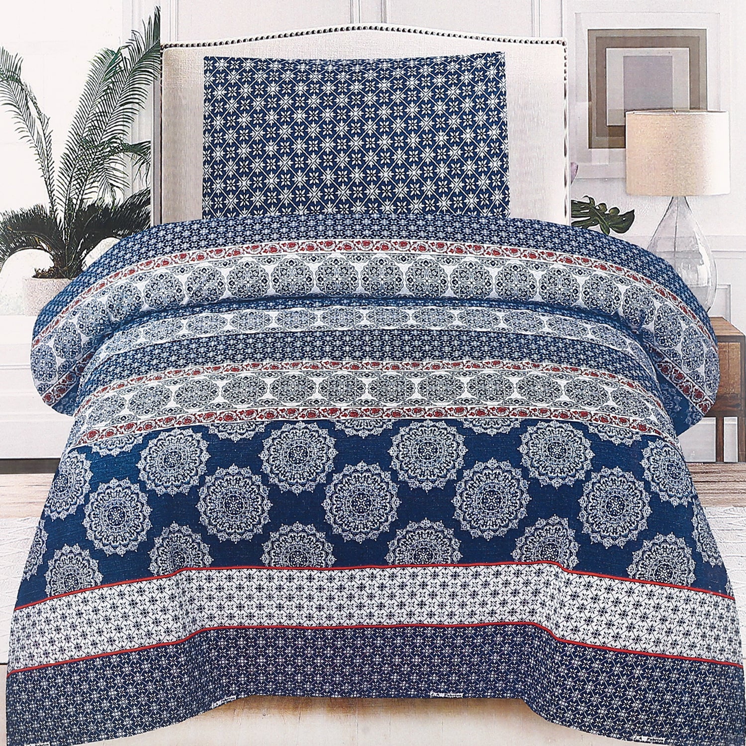 Single Bed Sheet Percale Finish - A7, Single Size Bed Sheet, Chase Value, Chase Value