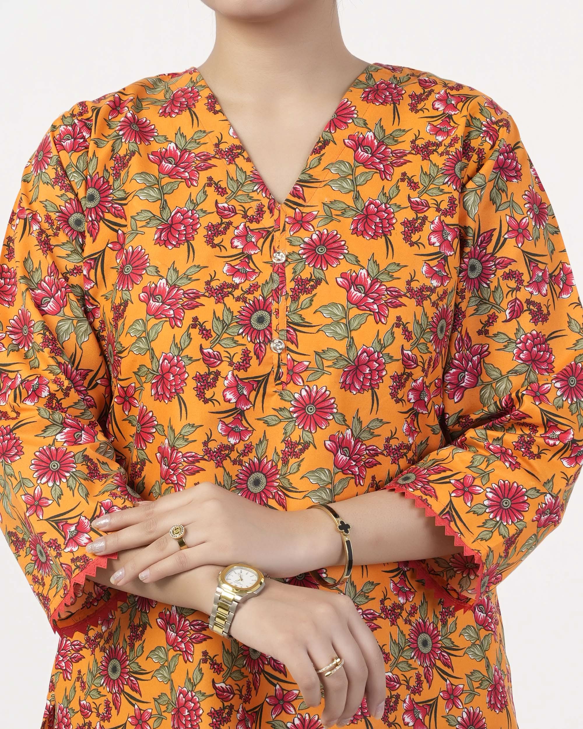 Women Printed 2PCS Suit, Women Shalwar Suits, Chase Value, Chase Value