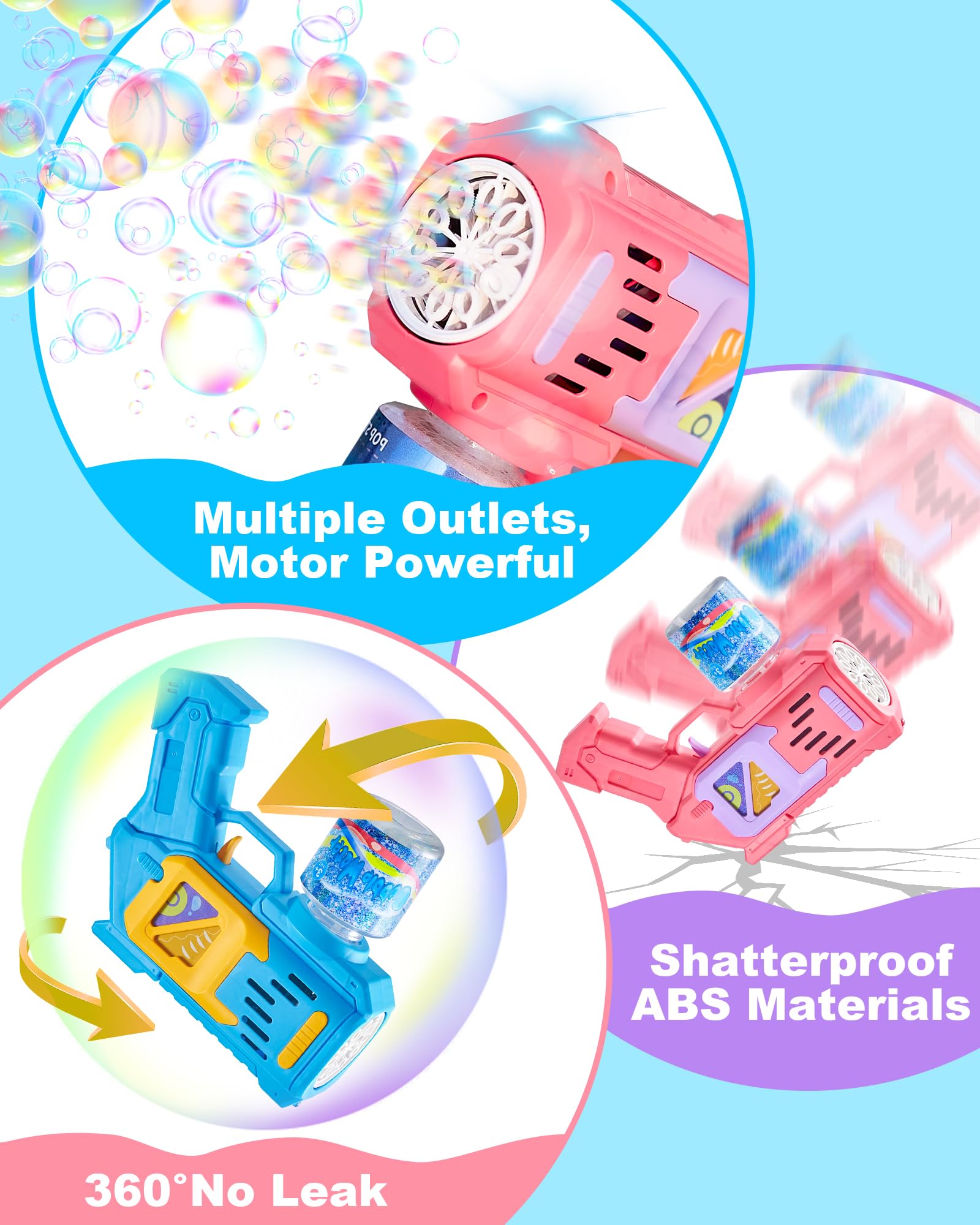 Battery Operated Bubble Blower Toy, Balloons & Bubble Toys, Chase Value, Chase Value