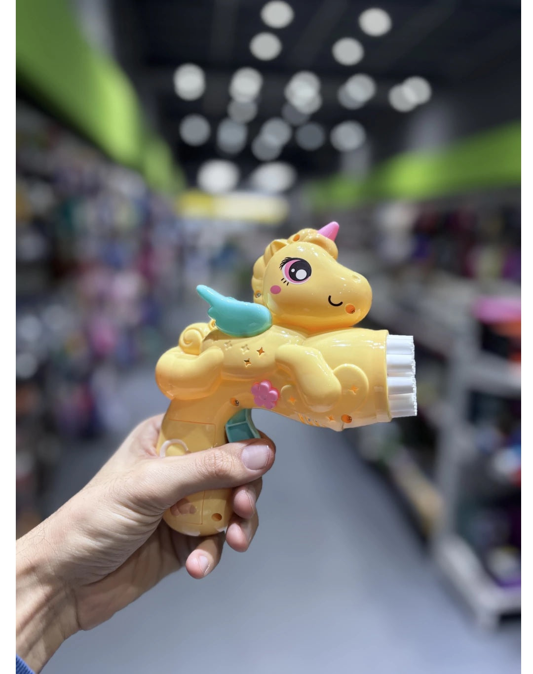 Bubble Gun with Light and Water