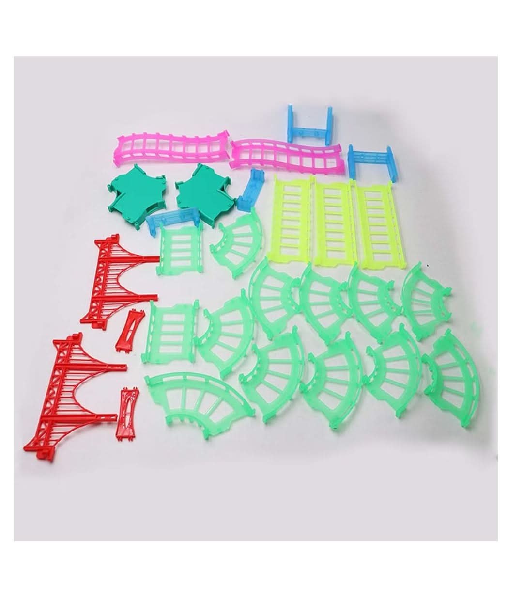 Rail Car Track Play Set 29 Pcs, Die-cast Model Car, Chase Value, Chase Value