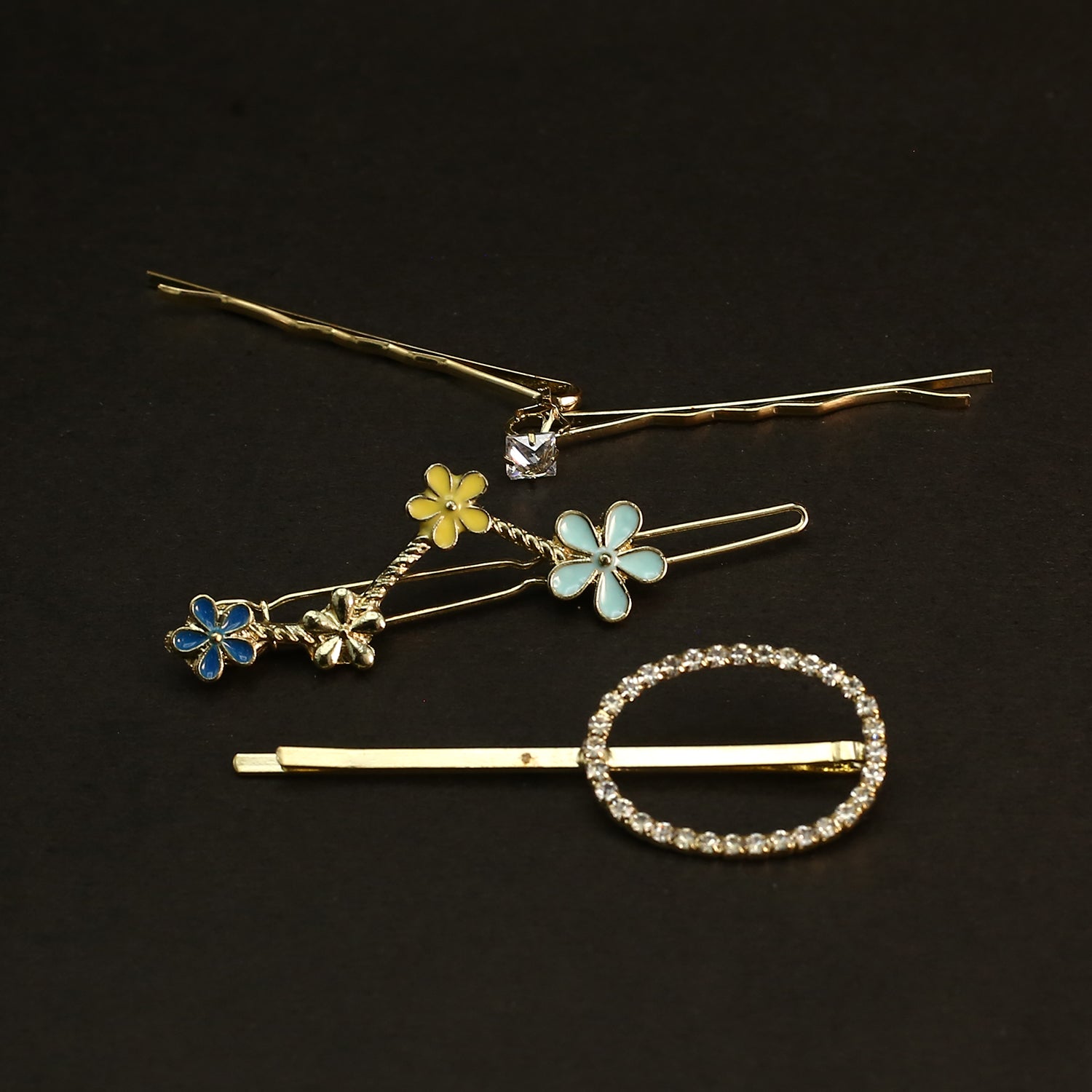 Hair Pin Card - Golden, Girls Hair Accessories, Chase Value, Chase Value