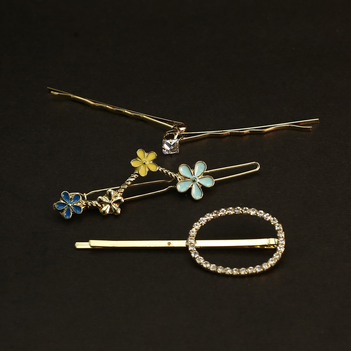 Hair Pin Card - Golden, Girls Hair Accessories, Chase Value, Chase Value