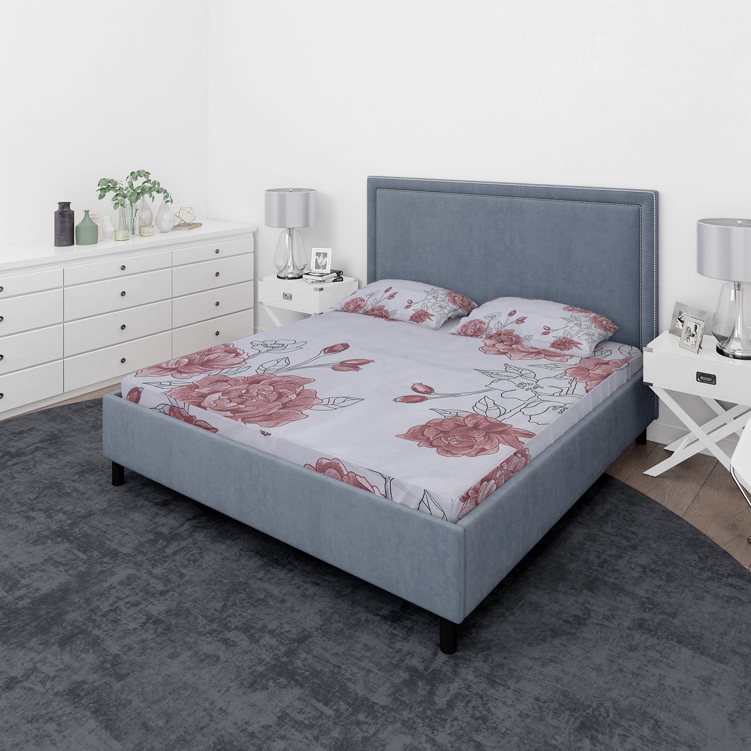 Double Bedsheet 96*100 - A8, Double Size Bed Sheet, Chase Value, Chase Value