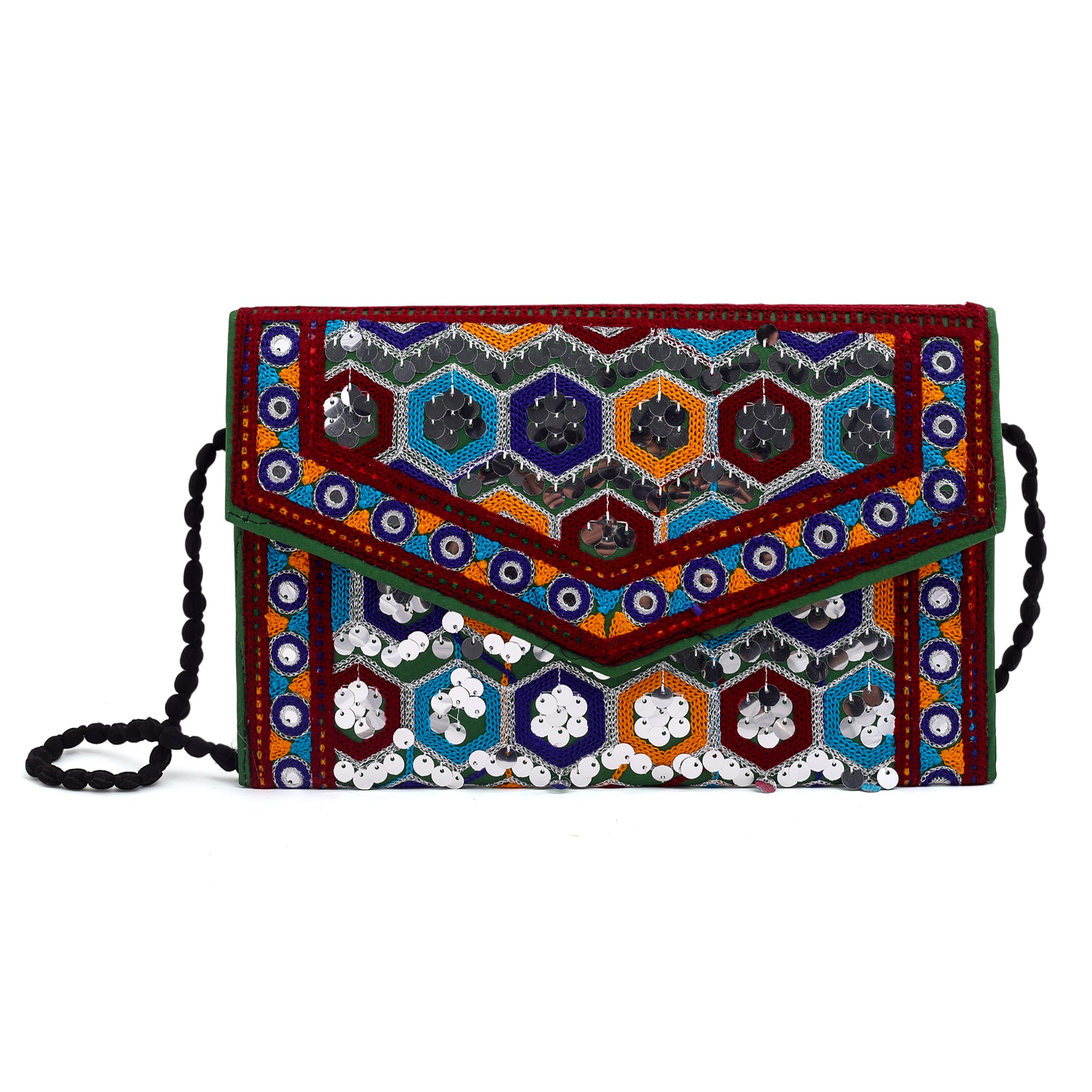 Women's Clutch Sindhi Traditional Embroidered, Women Clutches, Chase Value, Chase Value