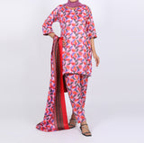 Shataj Febron Wash & Wear Unstitched Printed 3Pcs Suit - A8, Women, 3Pcs Shalwar Suit, Shataj, Chase Value