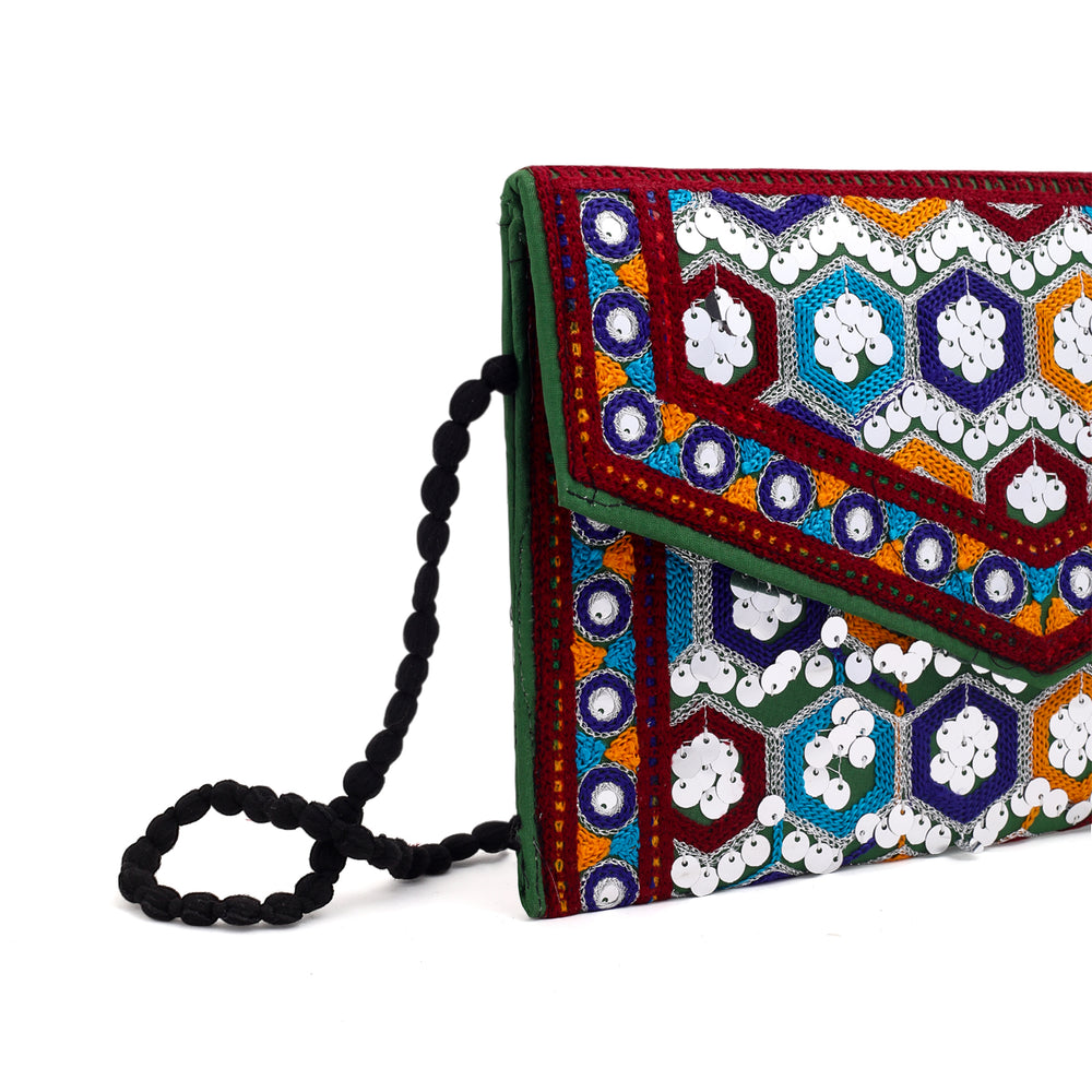 Women's Clutch Sindhi Traditional Embroidered, Women Clutches, Chase Value, Chase Value