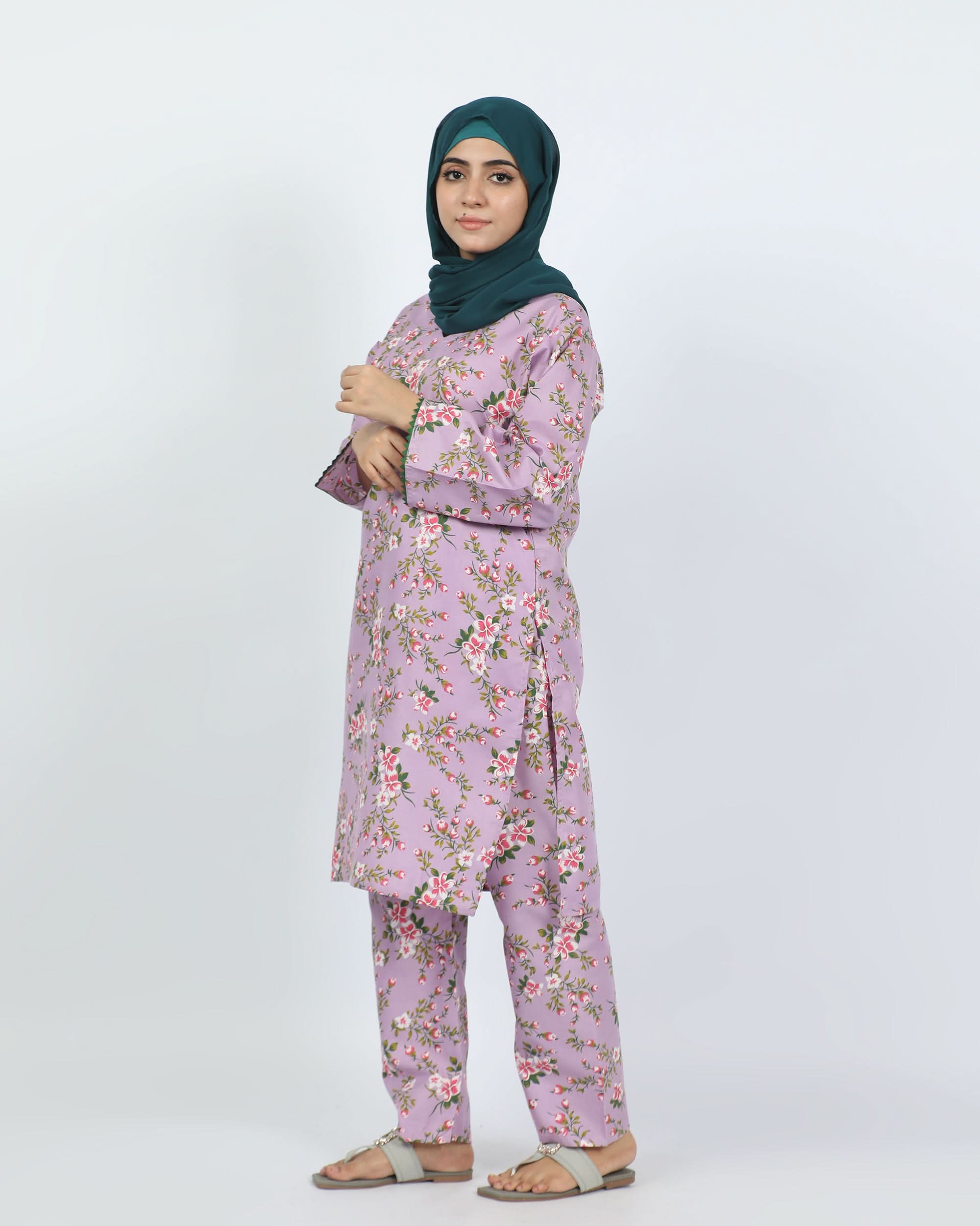 Women's Printed Unstitched 2pcs Suit, Women, 2Pcs Shalwar Suit, Chase Value, Chase Value
