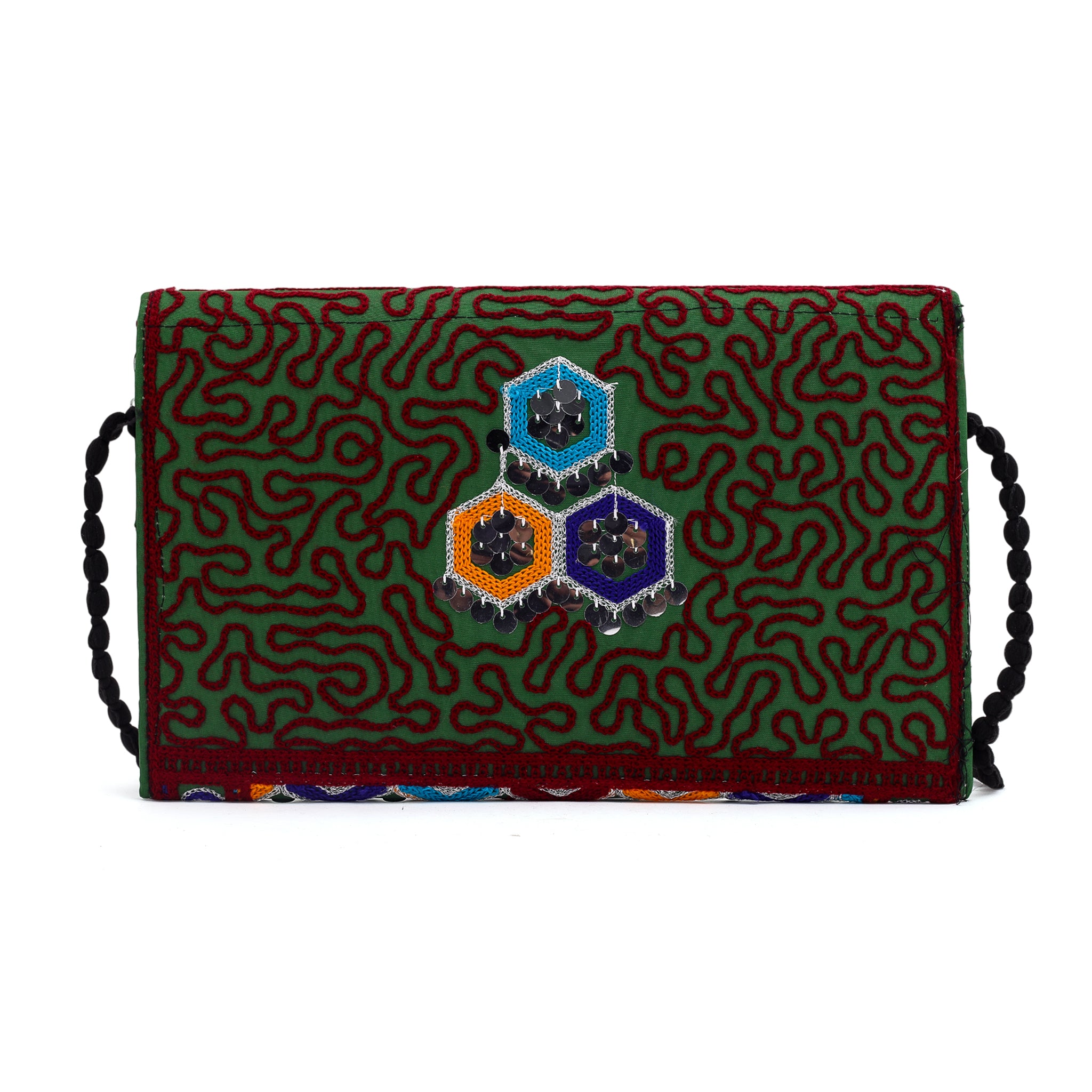 Women's Clutch Sindhi Traditional Embroidered, Women Clutches, Chase Value, Chase Value