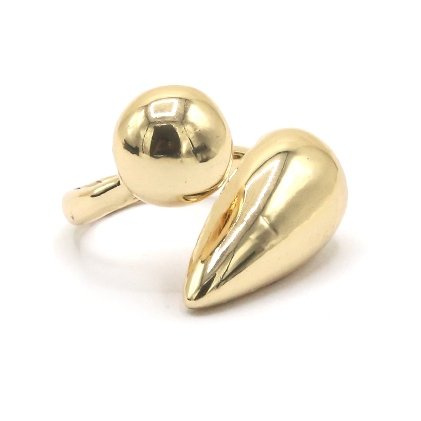 Women'S Finger Ring - Golden