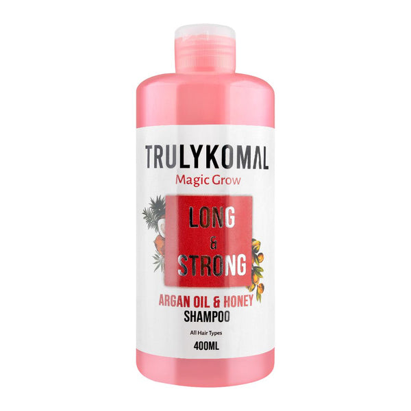 Truly Komal MagicGrow Long & Strong Argan Oil & Honey Shampoo  400ml, Shampoo & Conditioner, Truly Komal, Chase Value