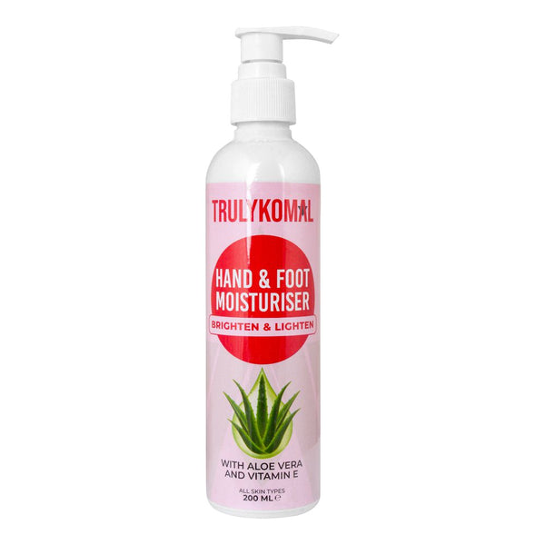 Truly Komal Aloe Vera And Vitamin E Hand & Foot Moisturiser 200ml, Hand Wash, Truly Komal, Chase Value
