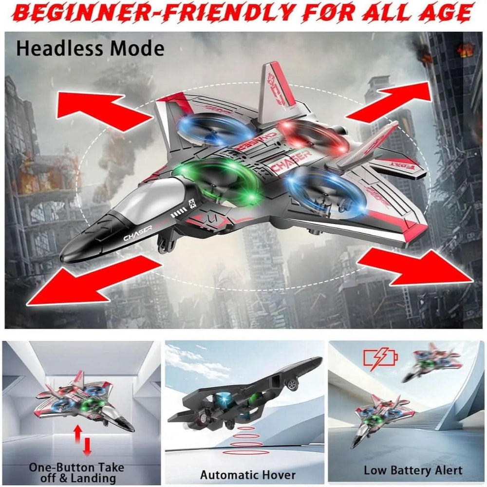 RC Drone Jet With Lightning Effect & Rechargeable Batteries | EVA Fighters, Remote Control, Chase Value, Chase Value