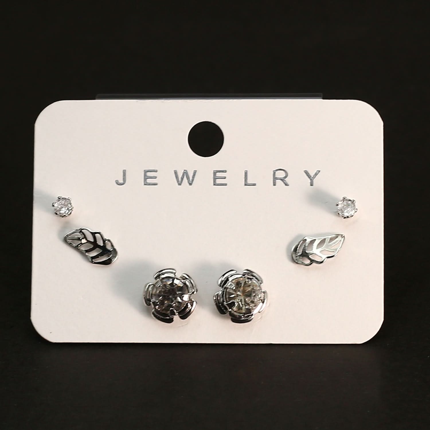 Women's Tops 3 Pcs - Silver, Women Earrings & Tops, Chase Value, Chase Value