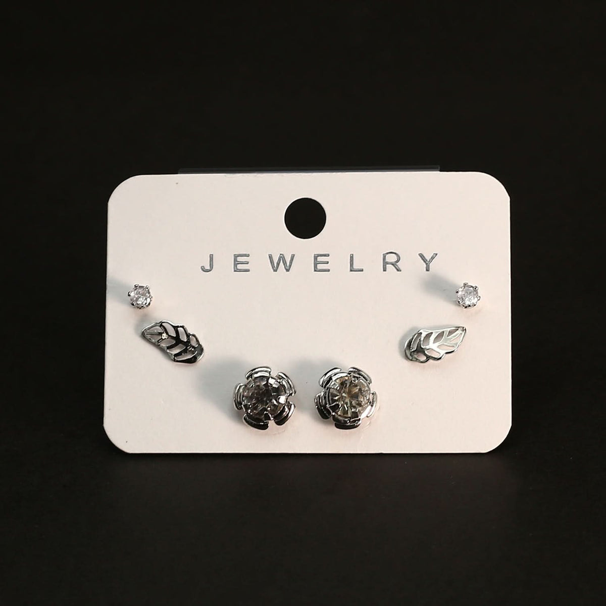 Women's Tops 3 Pcs - Silver, Women Earrings & Tops, Chase Value, Chase Value