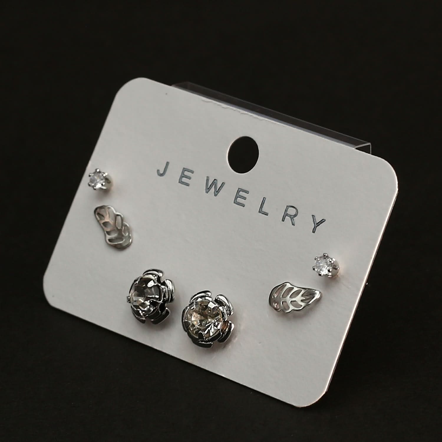 Women's Tops 3 Pcs - Silver, Women Earrings & Tops, Chase Value, Chase Value