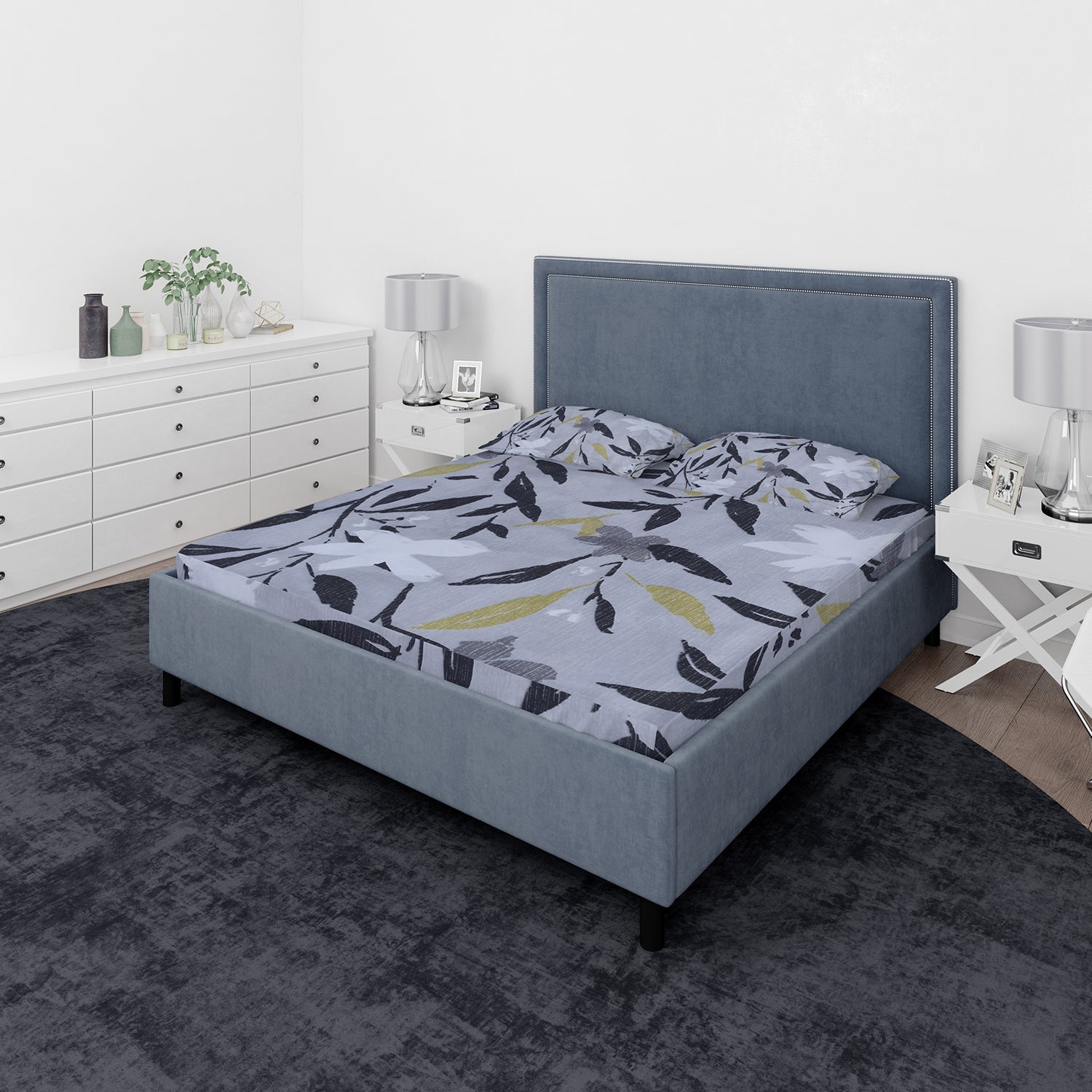 Double Bedsheet 96*100 - A9, Double Size Bed Sheet, Chase Value, Chase Value