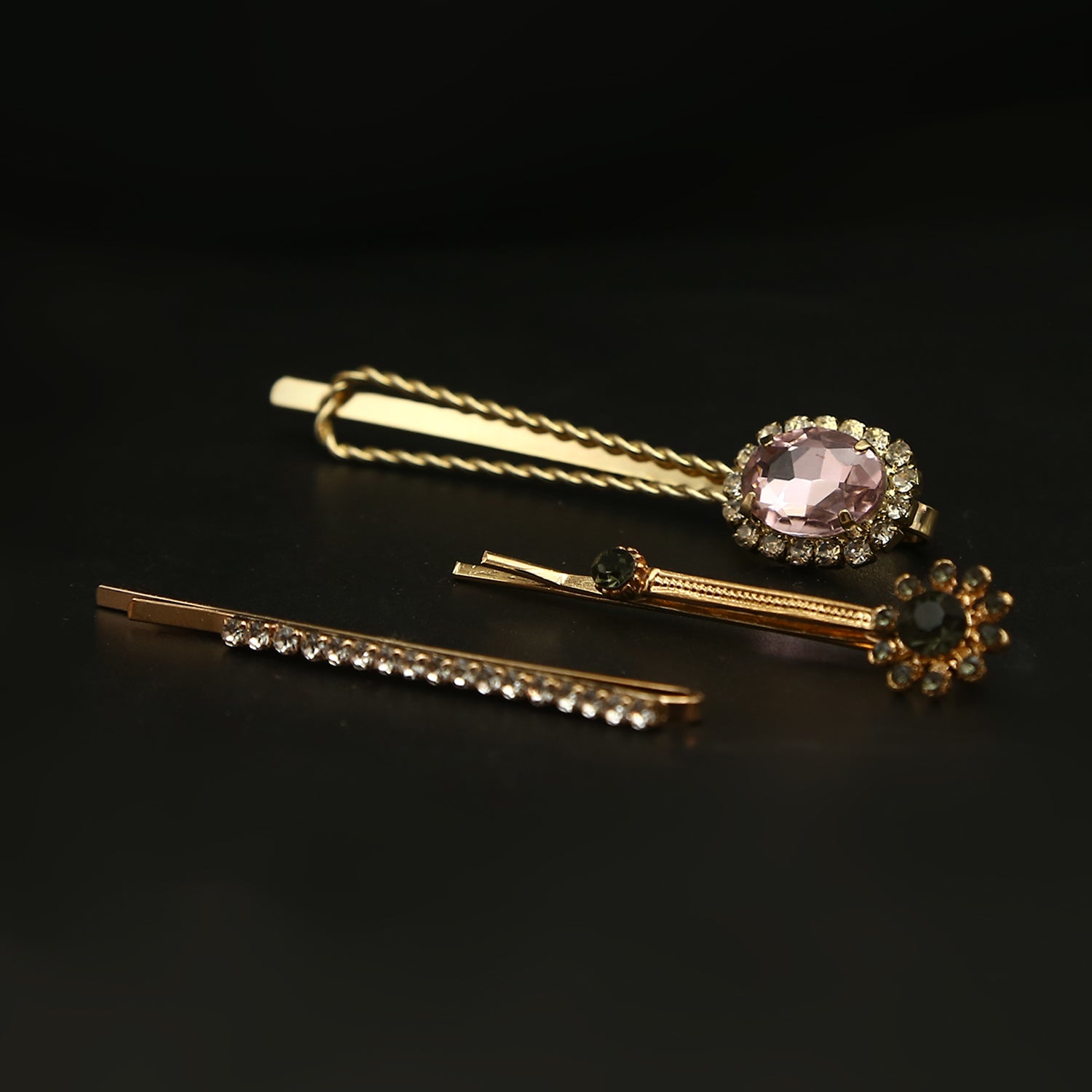 Hair Pin Card - Golden, Girls Hair Accessories, Chase Value, Chase Value