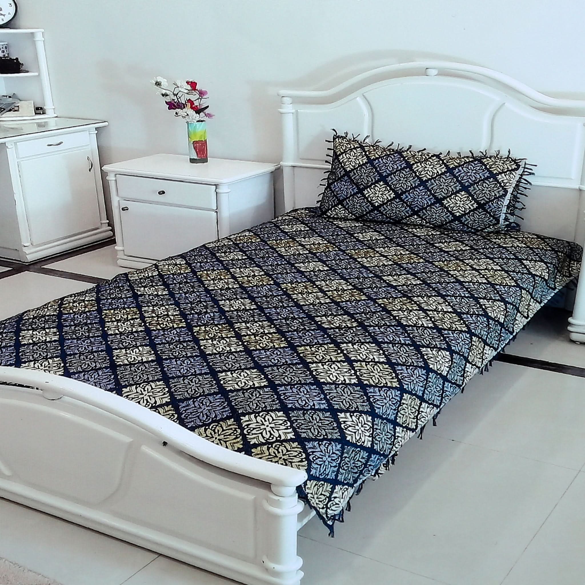 Gultex Heavy Single Bed Sheet - A9, Single Size Bed Sheet, Chase Value, Chase Value