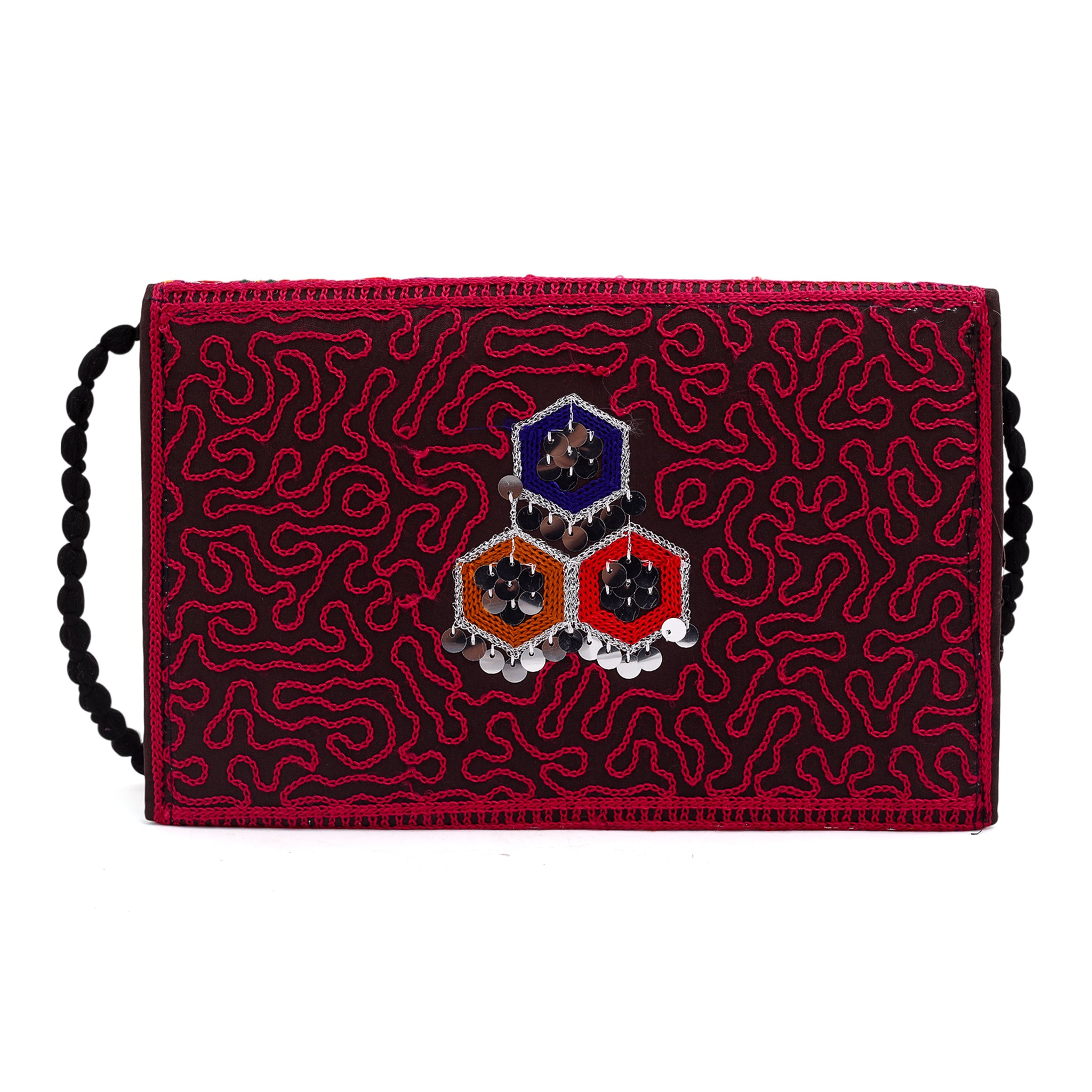 Women's Clutch Sindhi Traditional Embroidered, Women Clutches, Chase Value, Chase Value