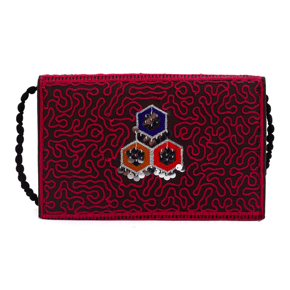 Women's Clutch Sindhi Traditional Embroidered, Women Clutches, Chase Value, Chase Value