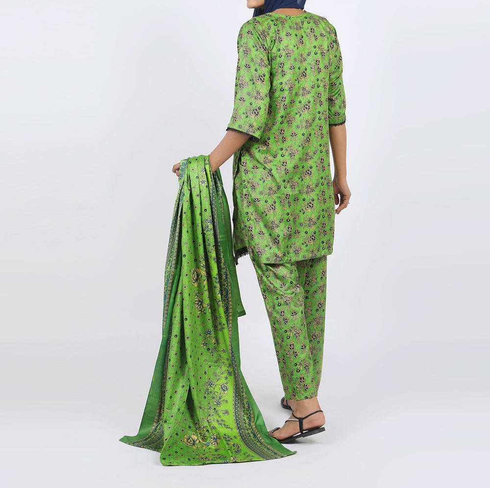 Shataj Febron Wash & Wear Unstitched Printed 3Pcs Suit - A9, Women, 3Pcs Shalwar Suit, Shataj, Chase Value