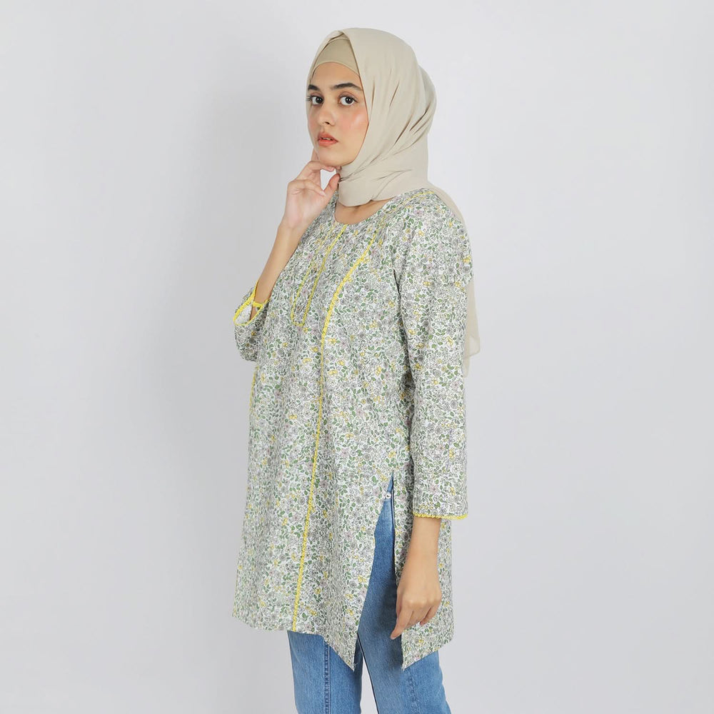 Women's Printed Kurti - Multi Color, Women Ready Kurtis, Chase Value, Chase Value