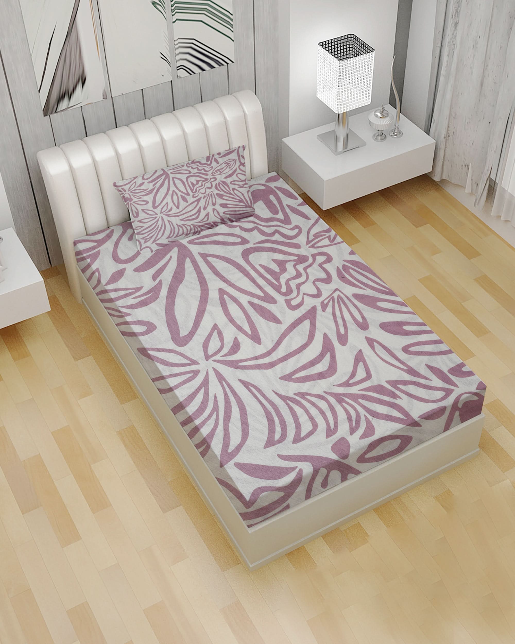 2-Piece Single Bedsheet Set, Single Size Bed Sheet, Chase Value, Chase Value