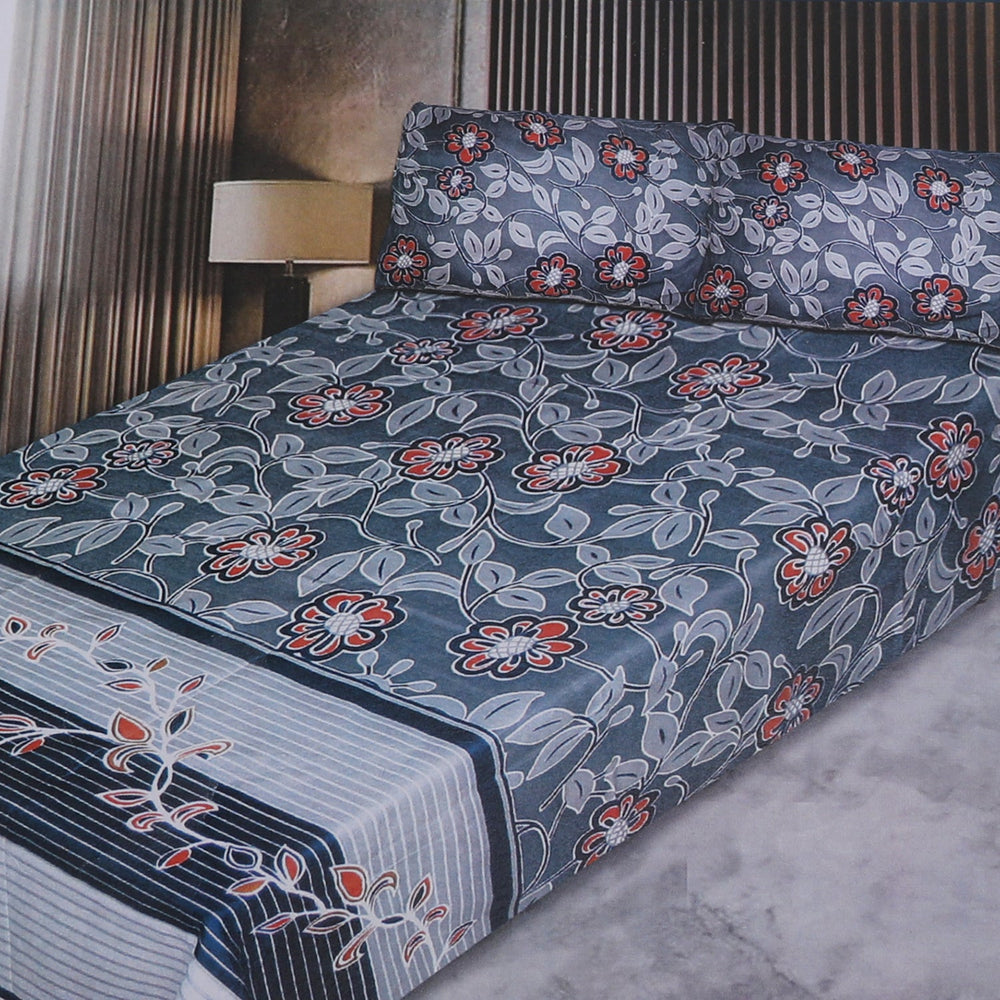 3D Double Bedsheets - Multi Color, Double Size Bed Sheet, Chase Value, Chase Value