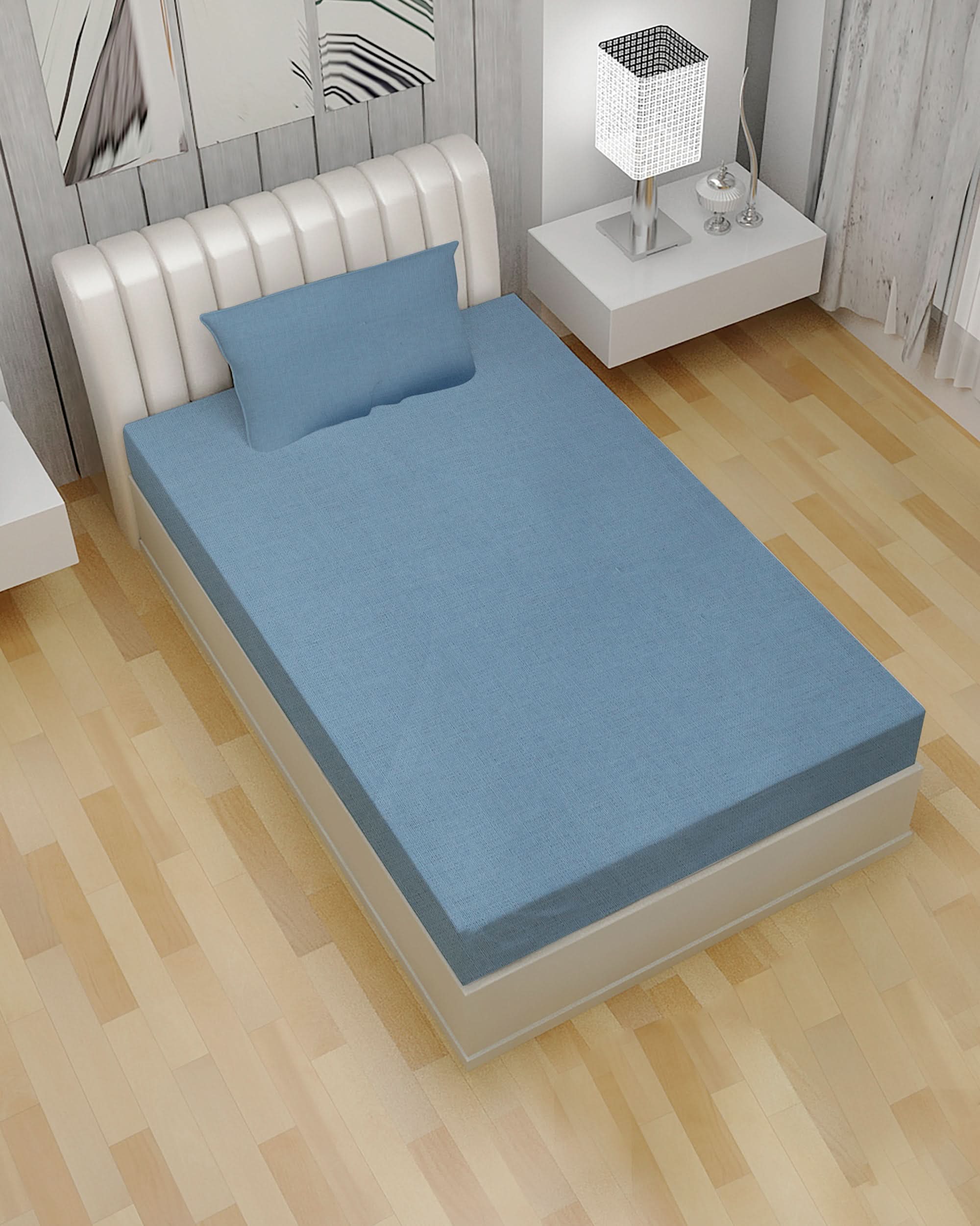 2-Piece Single Bedsheet Set, Single Size Bed Sheet, Chase Value, Chase Value