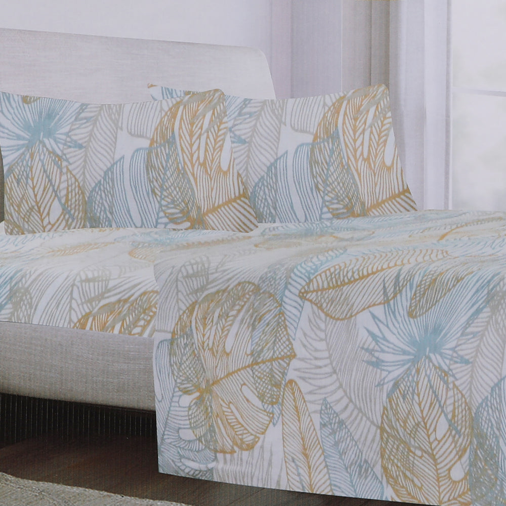 Printed King Bed Sheet - Multi Color, King Size Bed Sheet, Chase Value, Chase Value