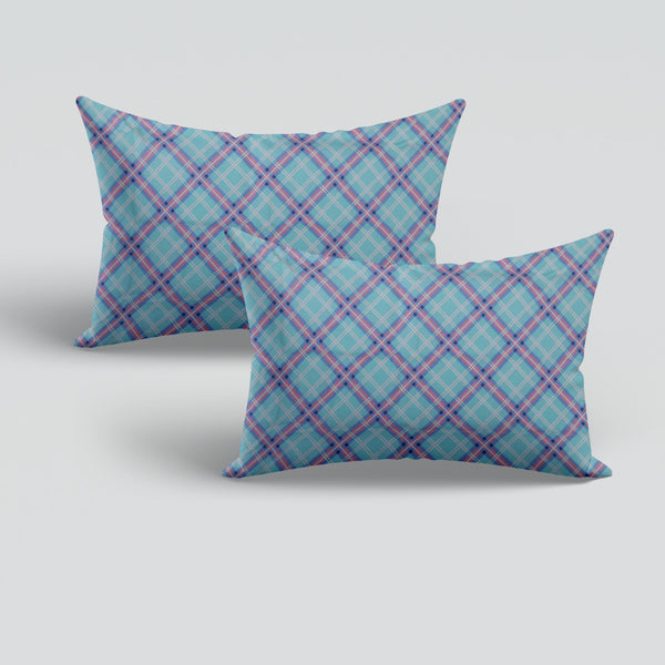 2Pcs Pillow Covers - Multi Color