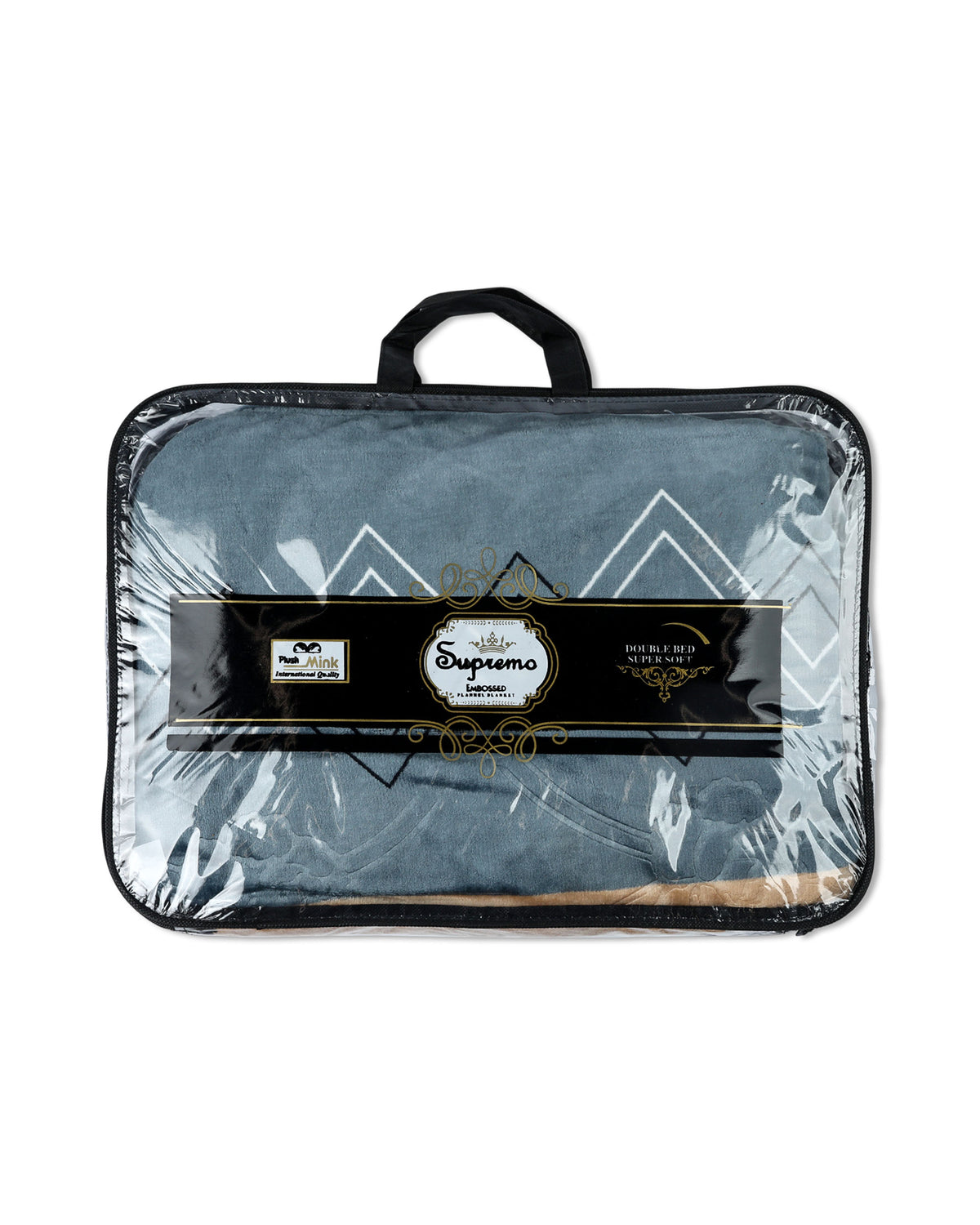Supremo Embossed Flannel Blanket – Double Bed 180x220