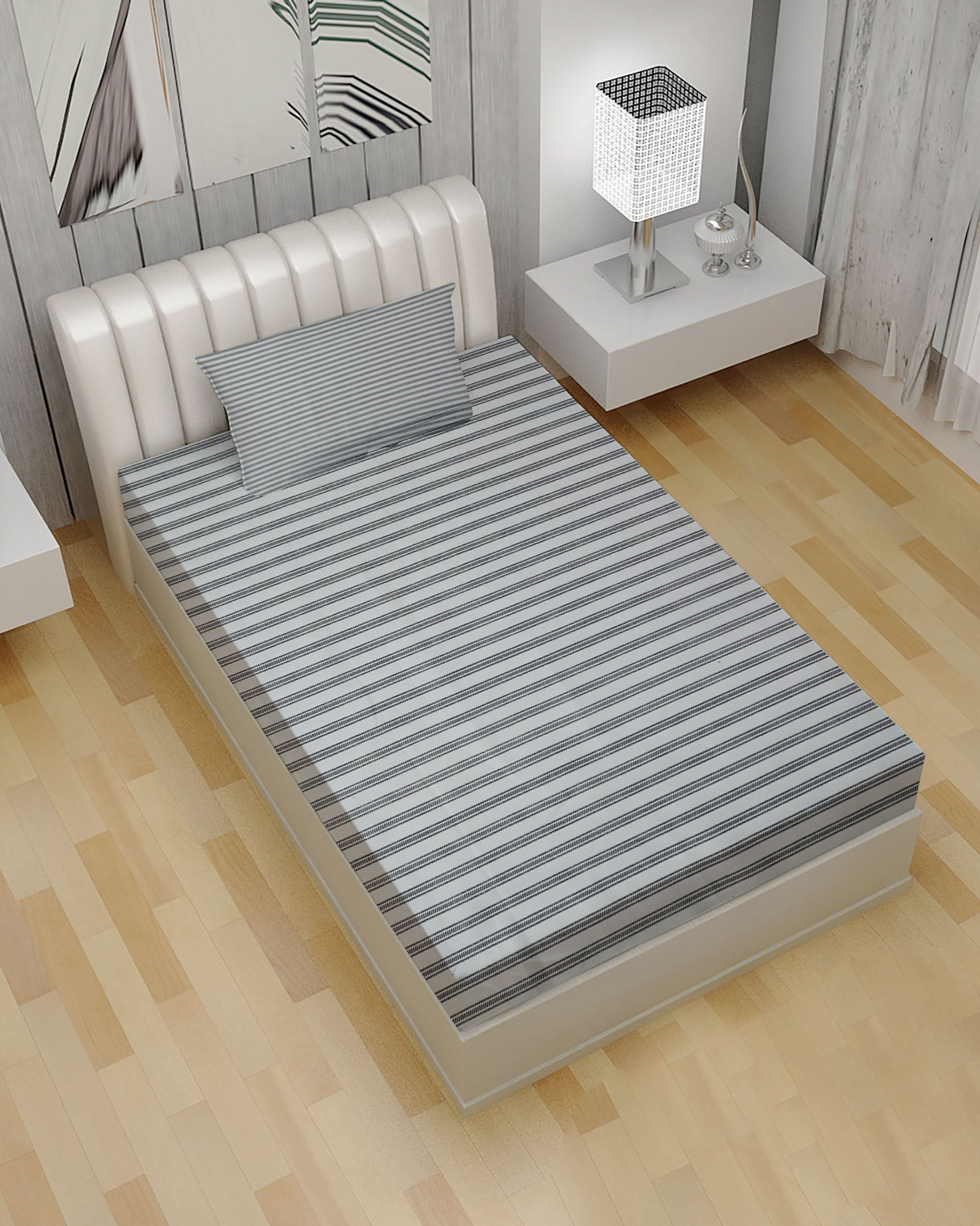 2-Piece Single Bedsheet Set, Single Size Bed Sheet, Chase Value, Chase Value