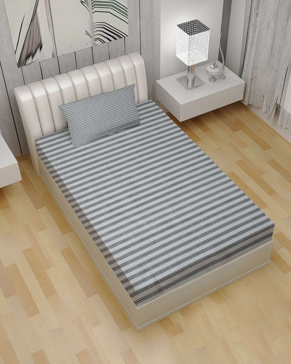 2-Piece Single Bedsheet Set, Single Size Bed Sheet, Chase Value, Chase Value
