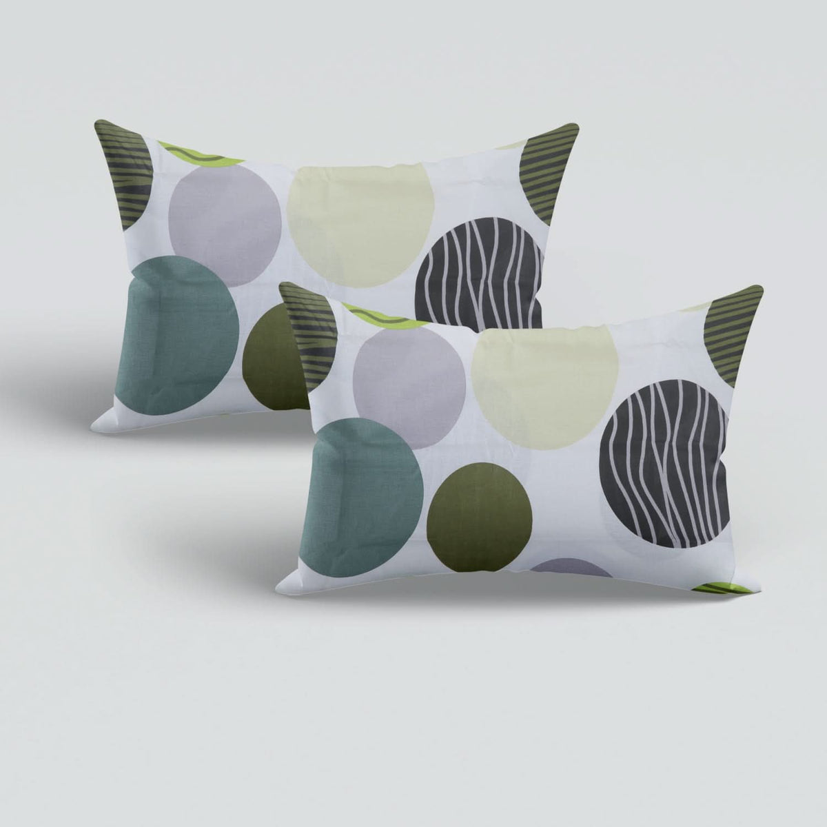 2Pcs Pillow Covers - Multi Color, Pillow Cover, Chase Value, Chase Value