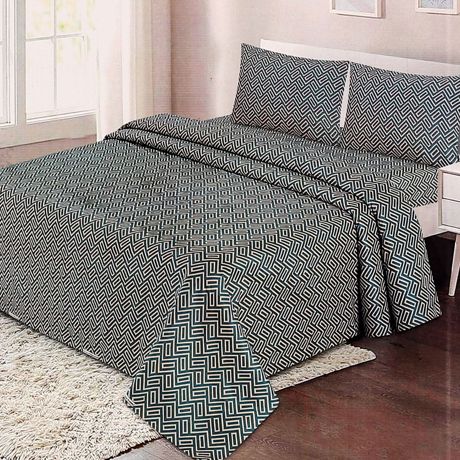 Valuable Double Bed Sheet Soft Feel - Multi Color, Double Size Bed Sheet, Chase Value, Chase Value