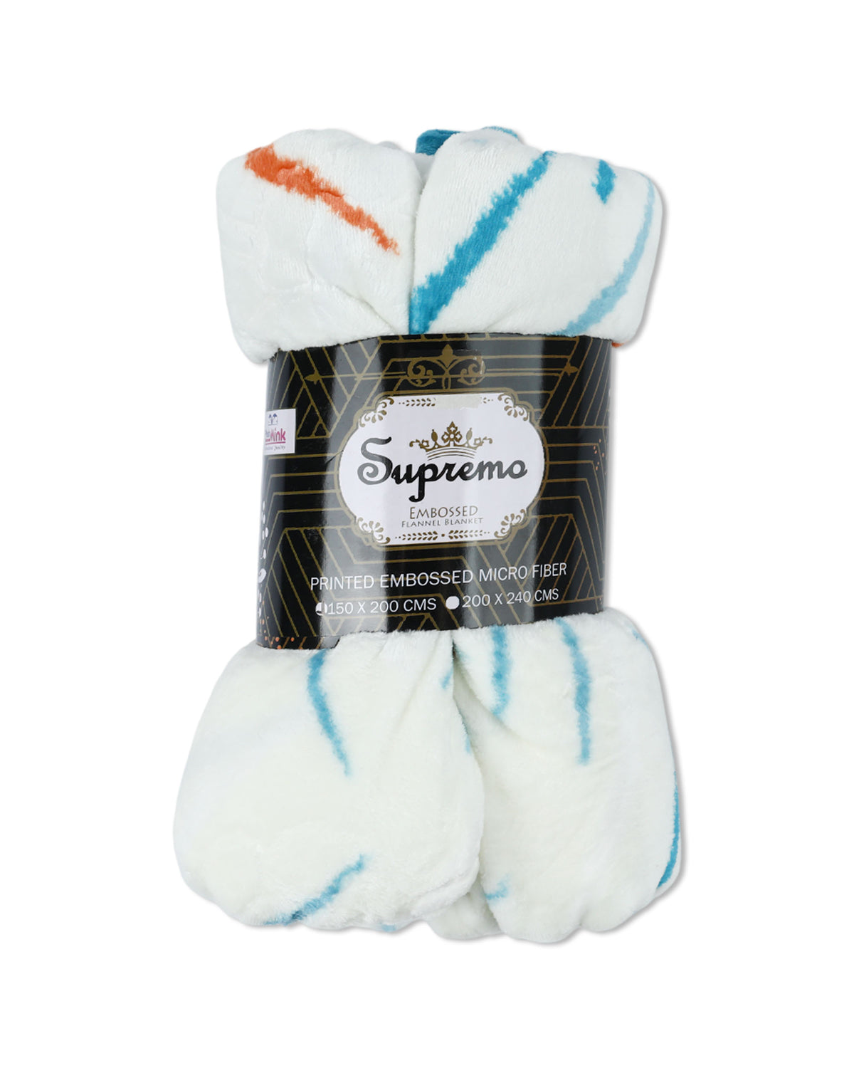 Supremo Embossed Flannel Blanket – Single Bed 150x220