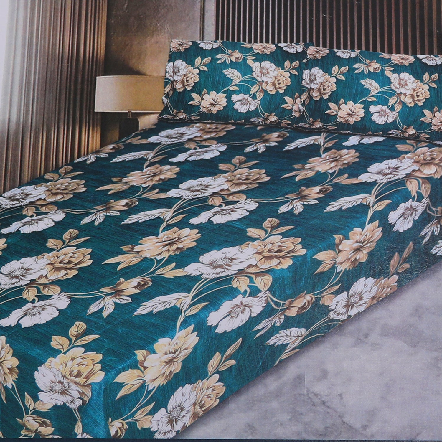 3D Double Bedsheets - Multi Color, Double Size Bed Sheet, Chase Value, Chase Value