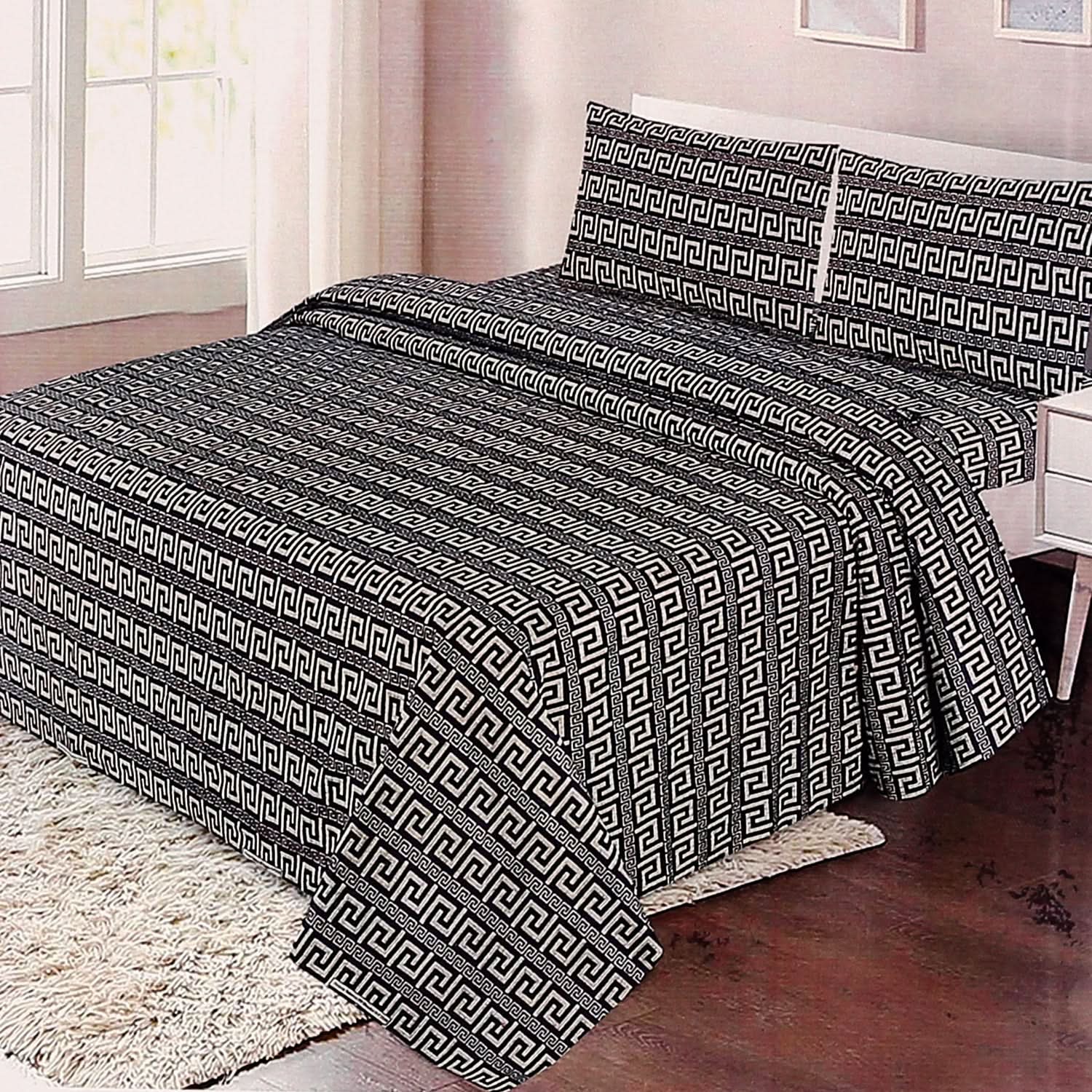 Valuable Double Bed Sheet Soft Feel - Multi Color, Double Size Bed Sheet, Chase Value, Chase Value
