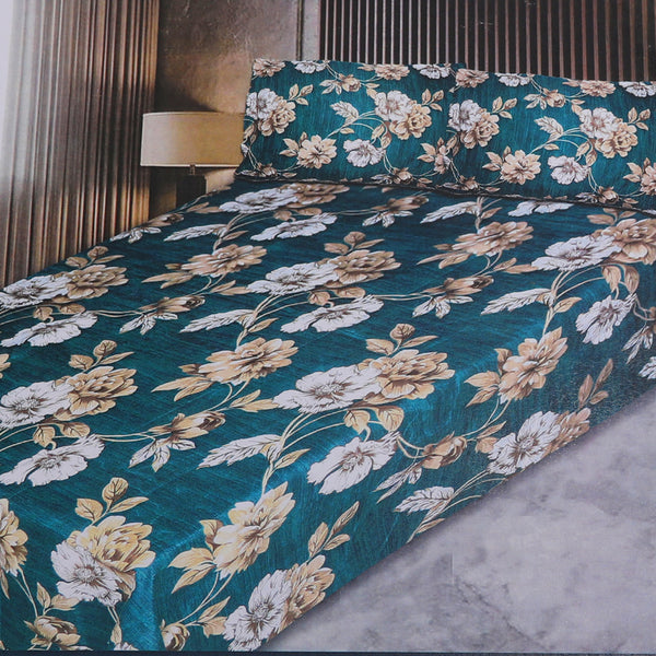 3D Double Bedsheets - Multi Color