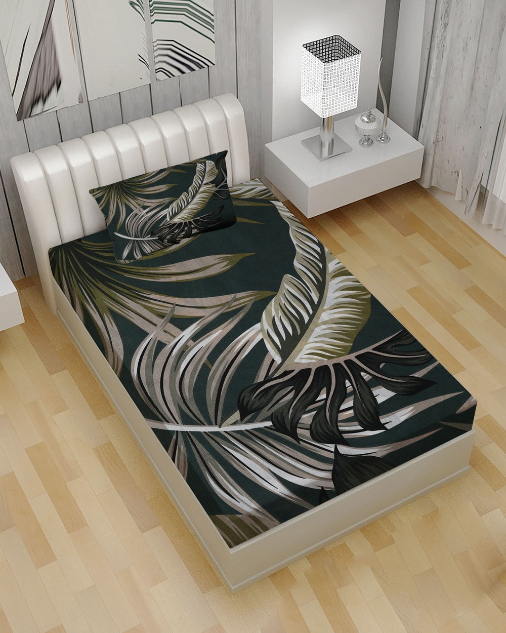 2-Piece Single Bedsheet Set, Single Size Bed Sheet, Chase Value, Chase Value