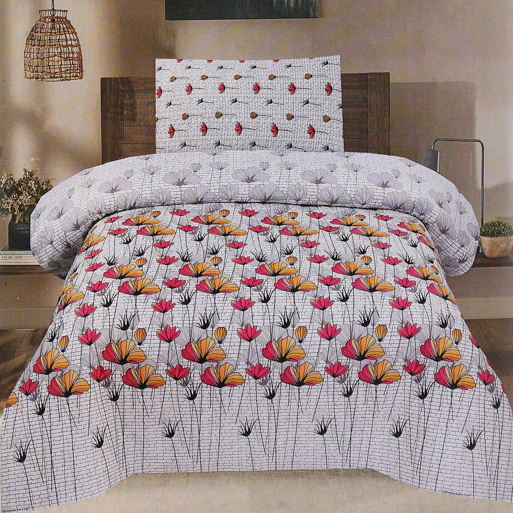 Valuables Single Bed Sheet - Salonika - AA8, Single Size Bed Sheet, Chase Value, Chase Value