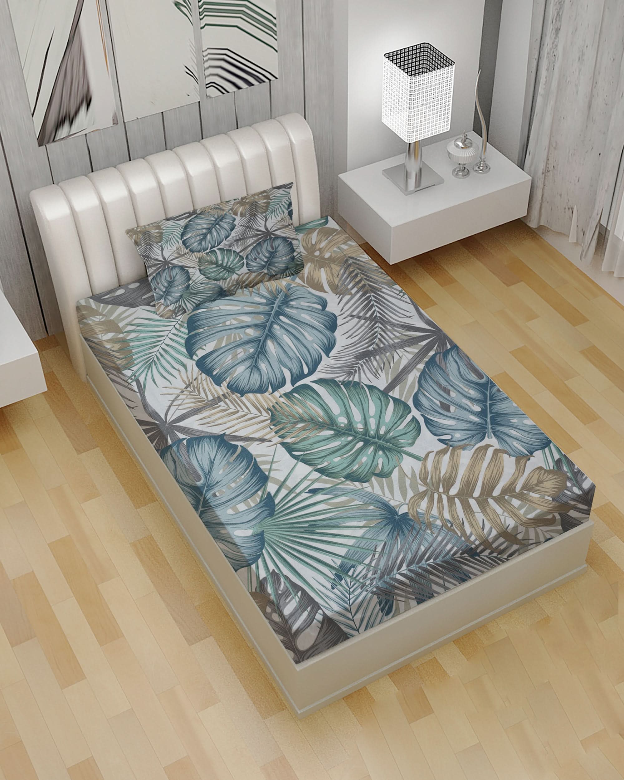 2-Piece Single Bedsheet Set, Single Size Bed Sheet, Chase Value, Chase Value