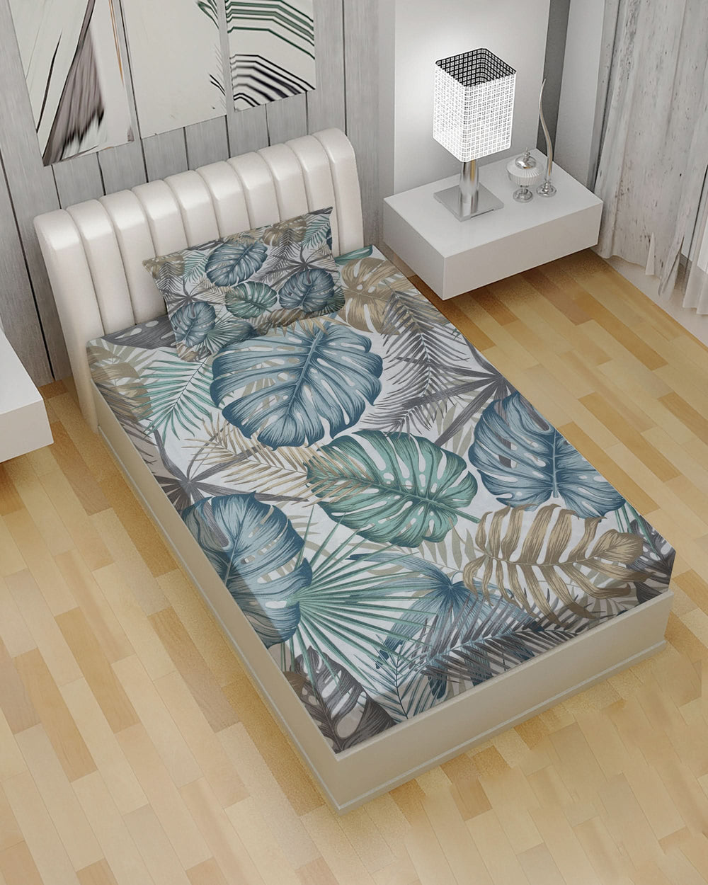2-Piece Single Bedsheet Set, Single Size Bed Sheet, Chase Value, Chase Value