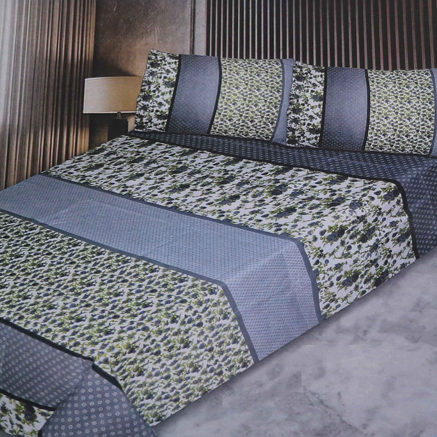 3D Double Bedsheets - Multi Color, Double Size Bed Sheet, Chase Value, Chase Value