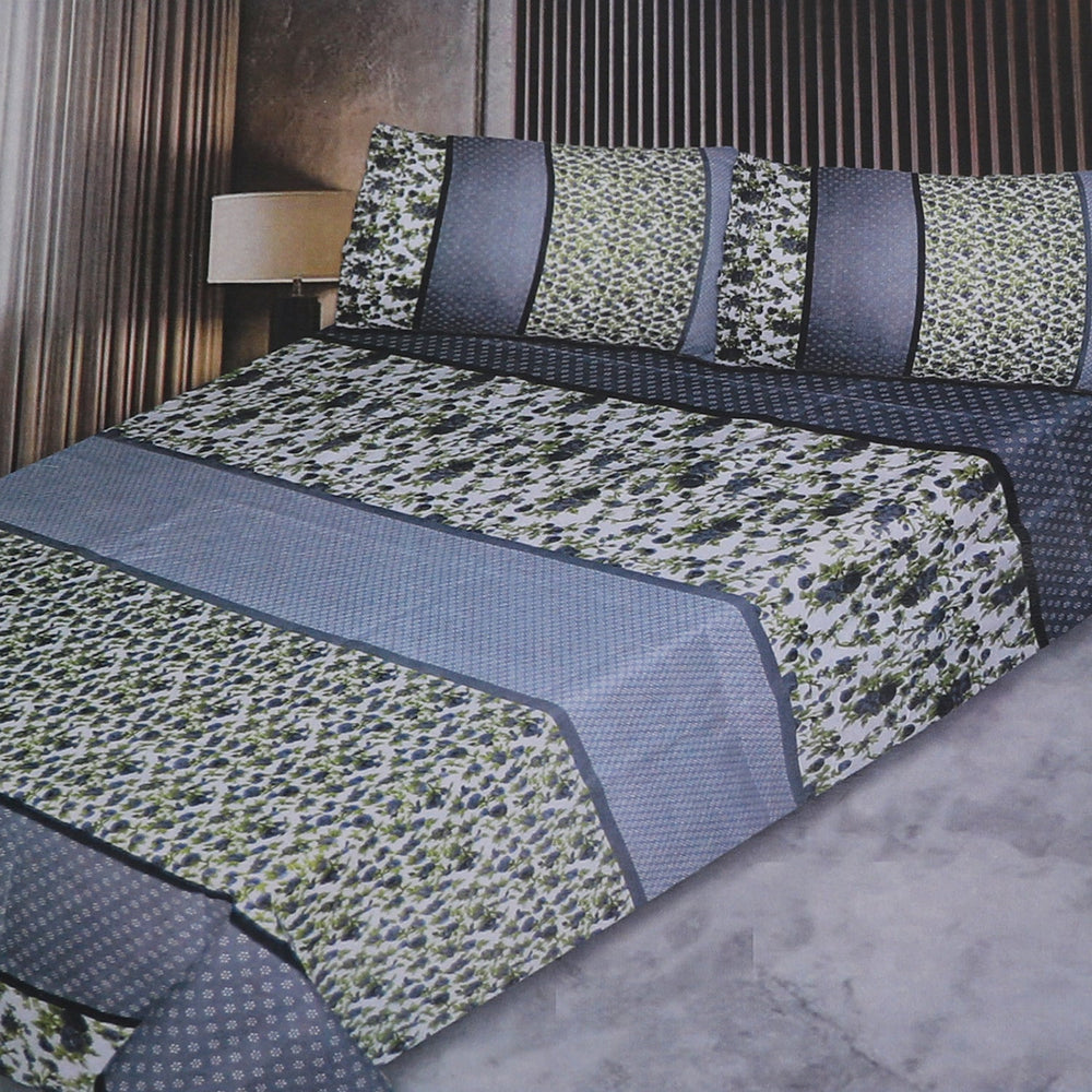 3D Double Bedsheets - Multi Color, Double Size Bed Sheet, Chase Value, Chase Value